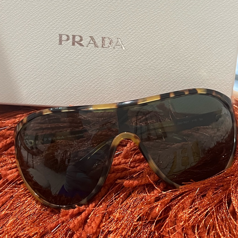 Prada Sunglasses Frames Tartarug (lenses verdeCR) - Picture 7 of 11
